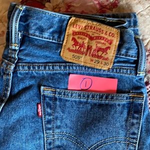 Men’s 29 x 30 Levi’s 505 jeans in EUC